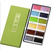 KURETAKE Gansai Tambi 12 akwareli Set II