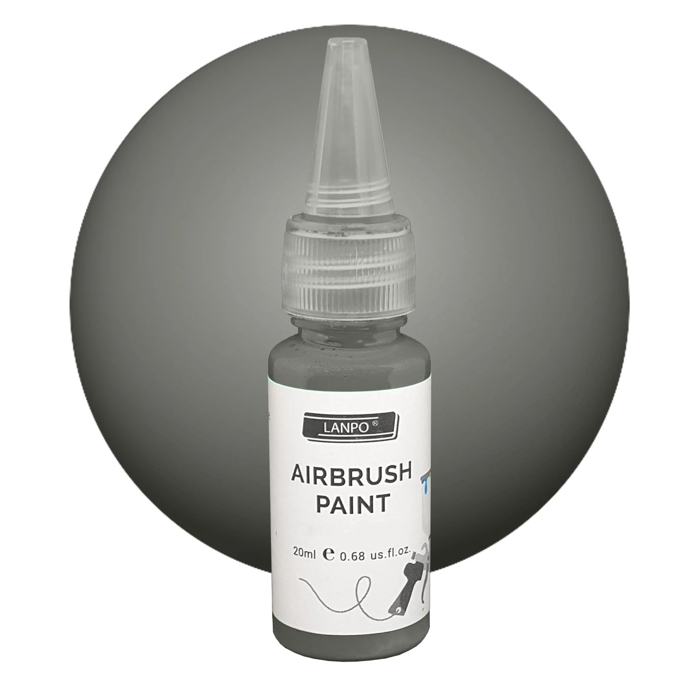Lanpo Airbrush Paint 20ml Grey