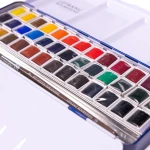 Lefranc & Bourgeois Watercolour 40 Half Pans metal case