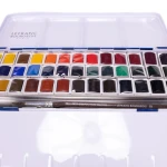 Lefranc & Bourgeois Watercolour 40 Half Pans metal case