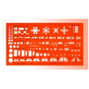 Leniar szablon archtektoniczny skala 1:100