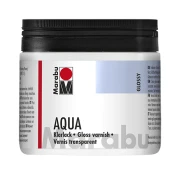 Marabu Aqua Gloss – bezbarwny lakier akrylowy z połyskiem, 500 ml