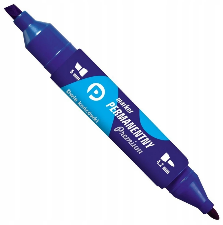 MARKER DWUSTRONNY NIEBIESKI PREMIUM TETIS