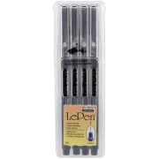 MARVY UCHIDA Le Pen Black set, fine point 4szt