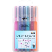 MARVY UCHIDA Le Pen Pigment Jewel Set, 6szt