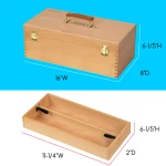 Meeden Kaseta drewniana - kufer duży