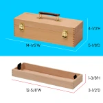 Meeden Kaseta drewniana - kufer mały