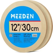 Meeden Okrągły Drewniany Panel 30cm