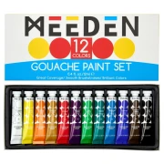 Meeden Zestaw Farb Gwaszowych 12x12ml