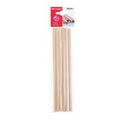 MP Patyczki drewniane okrągłe 6szt 8x305mm