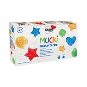 Opakowanie – KREUL MUCKI farby plakatowe dla dzieci, 6 × 80 ml