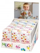 Opakowanie – KREUL MUCKI farby palcowe do porcelany, ekspozytor 15 zestawów 2 × 50 ml