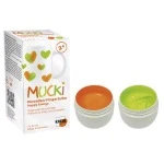 Zestaw z farbami – KREUL MUCKI farby palcowe do porcelany Happy Energy, 2 × 50 ml
