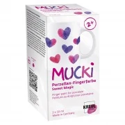Opakowanie – KREUL MUCKI farby palcowe do porcelany Sweet Magic, 2 × 50 ml