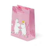 Muminki Tammi – torba prezentowa M, różowa, 23 × 17 × 9 cm
