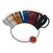 Obrączki miarowe aluminiowe wąskie kolor