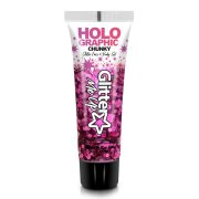 PaintGlow BROKAT W ŻELU DO CIAŁA 12ml PRINCESS PINK