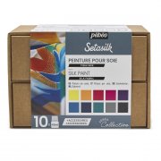 PEBEO SETASILK zestaw do malowania na jedwabiu 10x45ml
