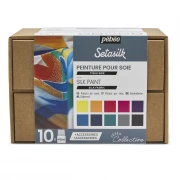 PEBEO SETASILK zestaw do malowania na jedwabiu 10x45ml