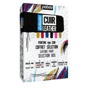Pebeo setacolor cuir leather zestaw 6 farb do skór