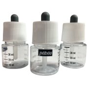 Pebeo Zestaw 3 pustych butelek z pipetą 45 ml