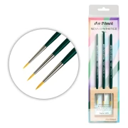 Pędzle Da Vinci Nova 1570 zestaw 3 pędzli w drewnianym stojaku