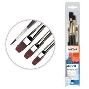 Pędzle Da Vinci TOP-ACRYL-SET 4szt