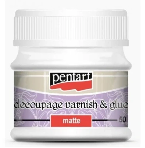 Pentart Klej z Werniksem 2w1 Matowy 50 ml