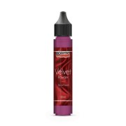 Pentart Velvet proszek 30 ml CZERWONY