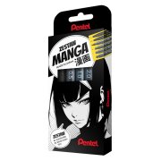 PENTEL Zestaw do Mangi 6 szt.