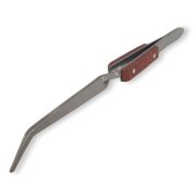 Pęseta z izolacją samozaciskowa wygięta