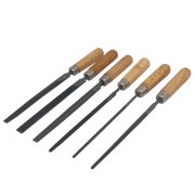 Pilniki 6szt Drewniana Rączka