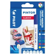 PILOT Pintor Classic F – zestaw sześciu markerów z farbą
