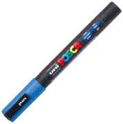 POSCA PC-3ML – marker z farbą niebieski brokatowy, 0,9–1,3 mm