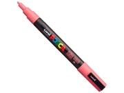 POSCA PC-3M – marker z farbą coral pink – koralowy róż, 0,9–1,3 mm
