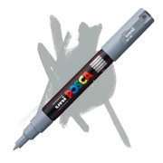 POSCA PC-1M KOŃC. OKRĄGŁA 0,7 MM - szary