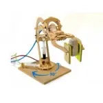 Zestaw STEM – Hydrauliczne Ramię Robota z Drewna