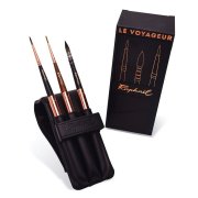 Raphael zestaw pędzli podróżnych w etui 3 sztuki