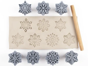 Rélyéf RR-30-SnowFlakes02-SET – produkt i wzór