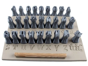 Rélyéf RR-F-SlavicStyle-ABC-10-SET – produkt i wzór