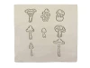 Rélyéf RR-Mushrooms01-SET – widok produktu lub odcisku 3