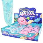 Robetoy masa sensoryczna Crystal Putty z aksolotlem, mix kolorów