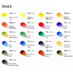 ROSA WATERCOLOUR PAINT SET 21X1/1 METAL