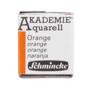 Schmincke AKADEMIE Aquarell – akwarela Orange 330, pół kostki
