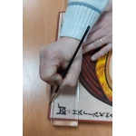Malsztok klejony – prowadnica malarska / podpórka do ręki dla artystów - długość 42cm