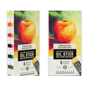 SENNELIER OIL STICK 6 SZT MINI 12 ML BICOL.APPLE