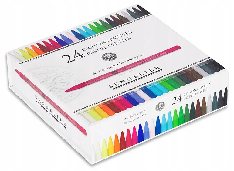 Sennelier Set Pastel Pencil – pastele suche w kredce zestaw 24 kolorów
