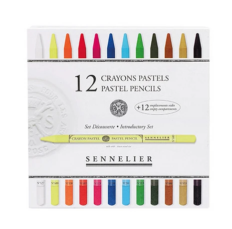 Sennelier Set Pastel Pencil – pastele suche w kredce zestaw 12 kolorów