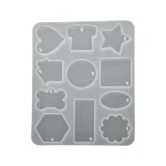 Silicone mold 15,6cm x 12,1cm x 0,7cm - Keychains