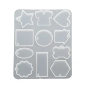 Silicone mold 15,6cm x 12,1cm x 0,7cm - Keychains